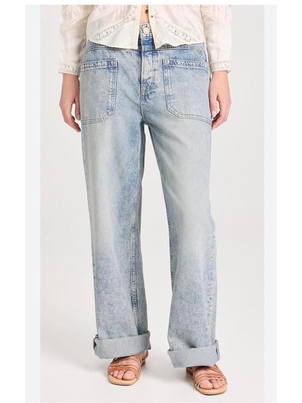 We the Free Palmer Cuffed Baggy Jeans